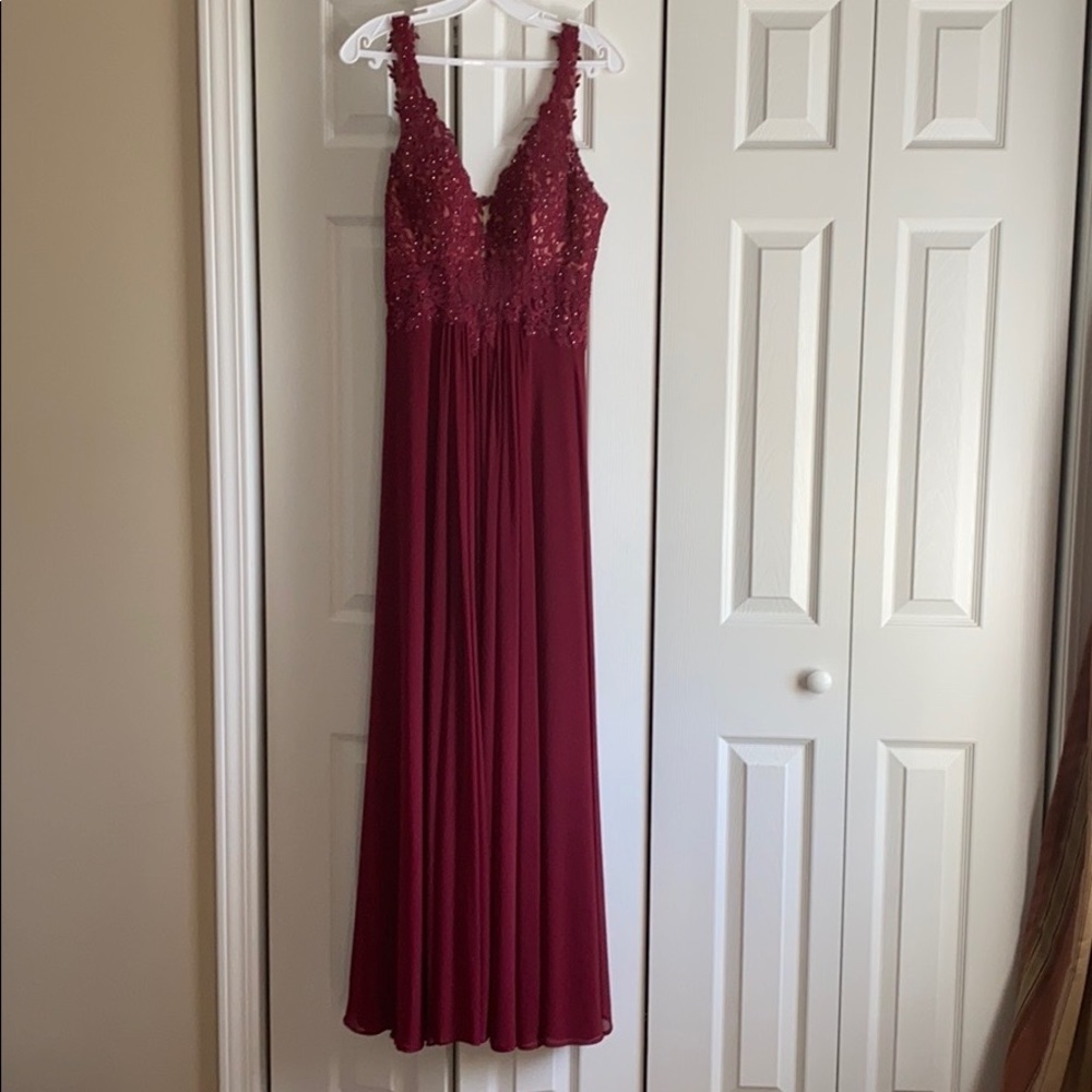 Faviana prom dress